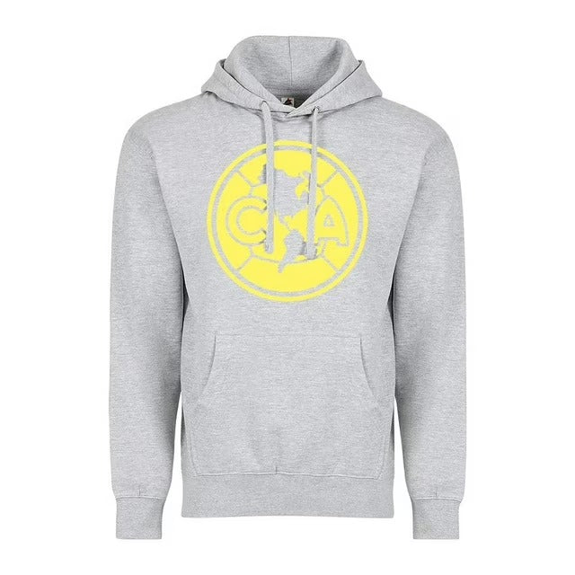 Club America Adult Pullover Hoodie - Aguilas del America HTR Grey Hoodie - Fan Apparel