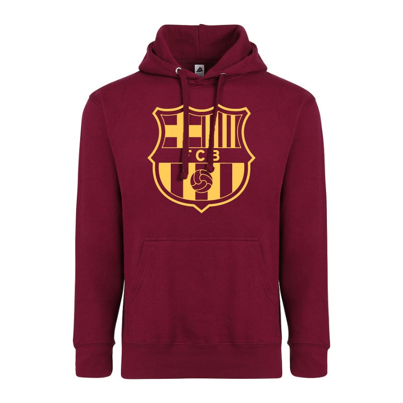 Men's Barcelona Pullover Hoodie - Stylish & Comfortable Fan Apparel for Adults