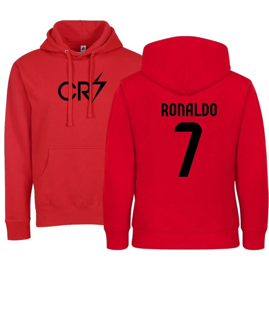 Cristiano Ronaldo CR7 Unisex Hoodie for Adults - With front and back design