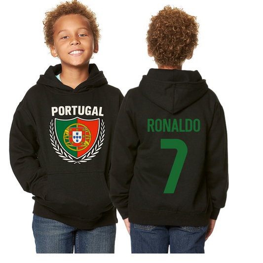 Portugal Kids Pullover Hoodie