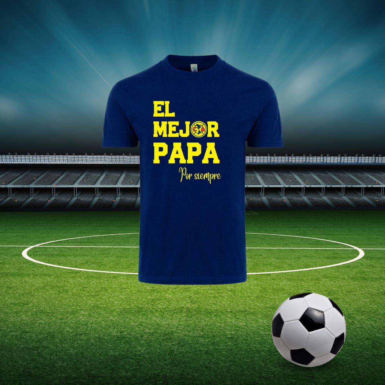 Men's Club America El Mejor Papá Por Siempre T-Shirt