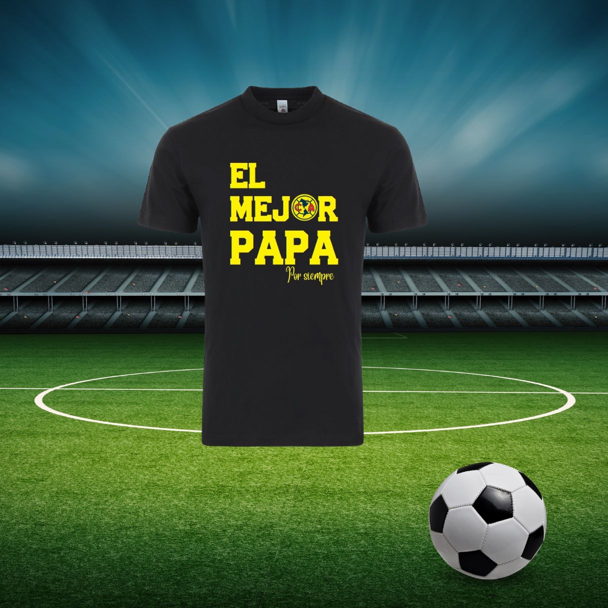 Men's Club America El Mejor Papá Por Siempre T-Shirt