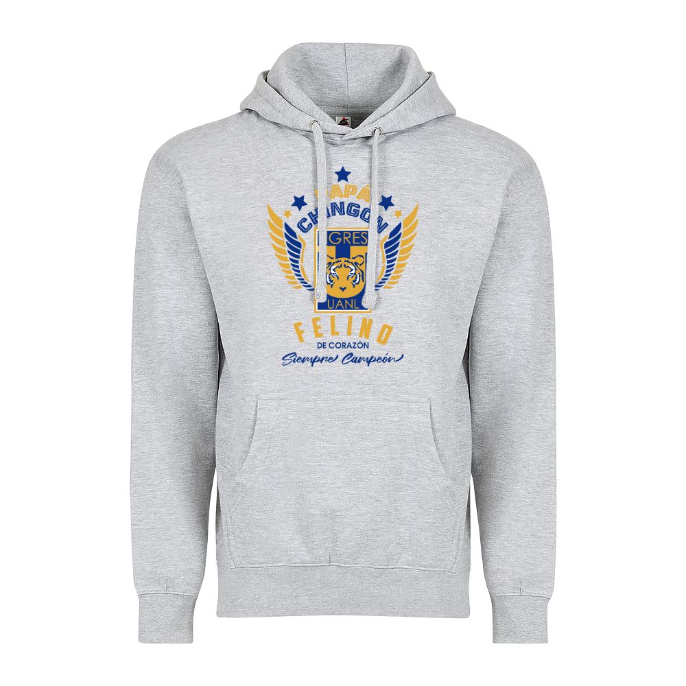 Papá Chingón Tigres Adult Pullover Hoodie - Soccer Fan Apparel