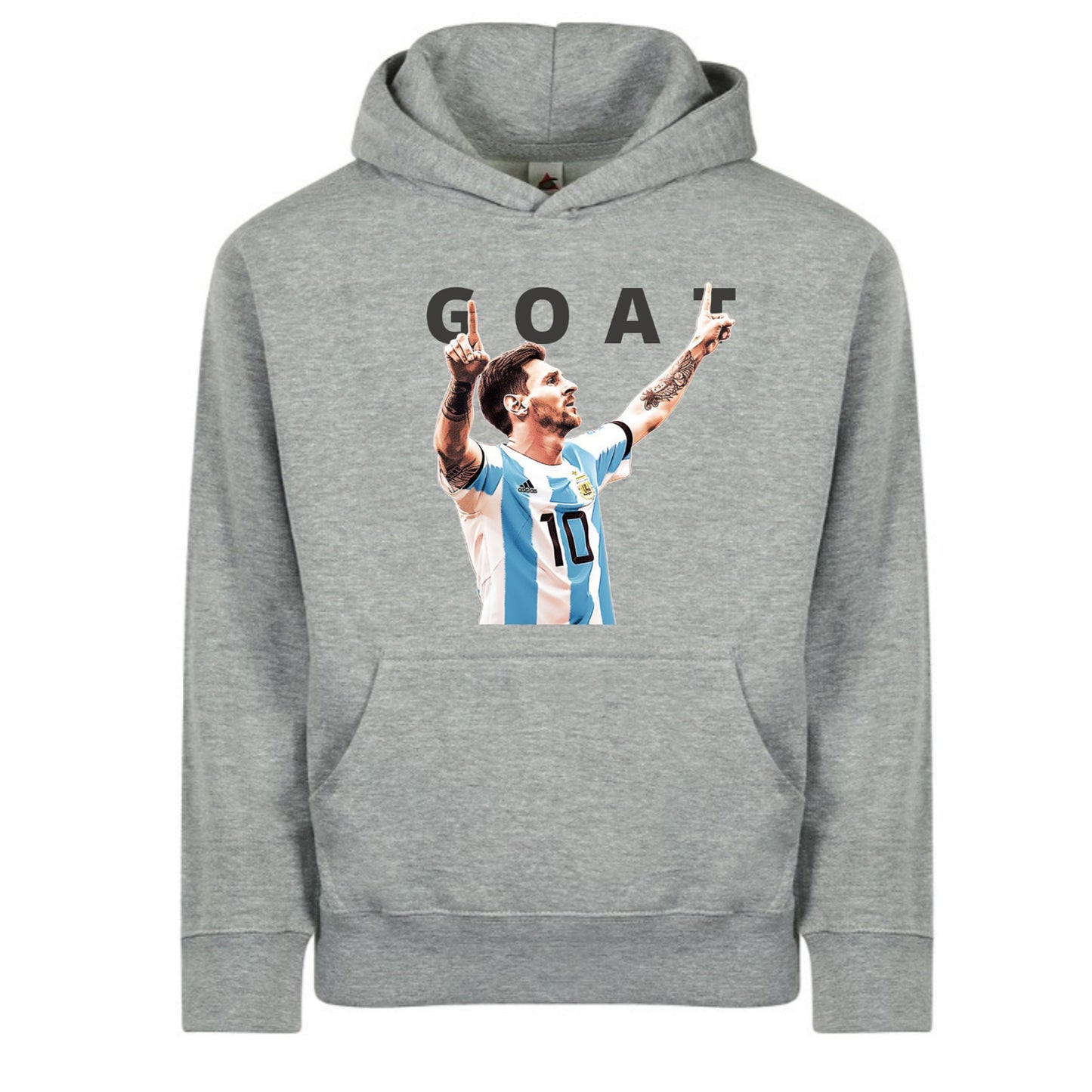 Kids/Youth Messi #10 "GOAT" Pullover Hoodie