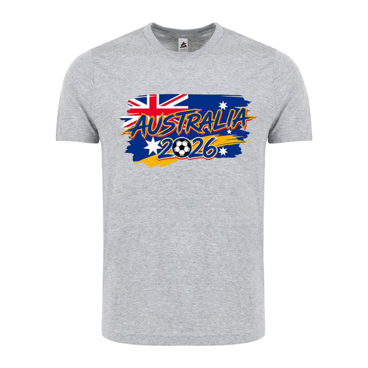 Australia T-Shirt Australia Flag Adult Unisex Soccer Fan Tee WC 2026