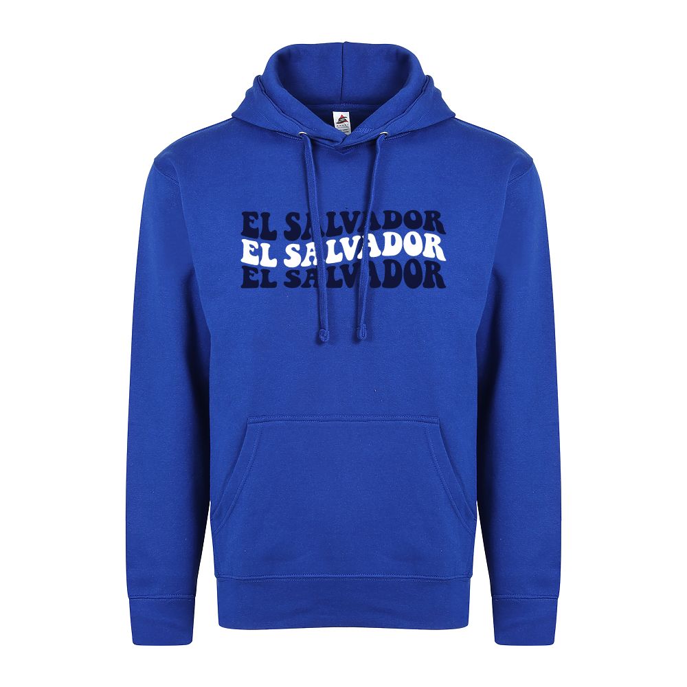 El Salvador Adult Pullover Hoodie, 80/20 Fleece, Men's Fan Apparel
