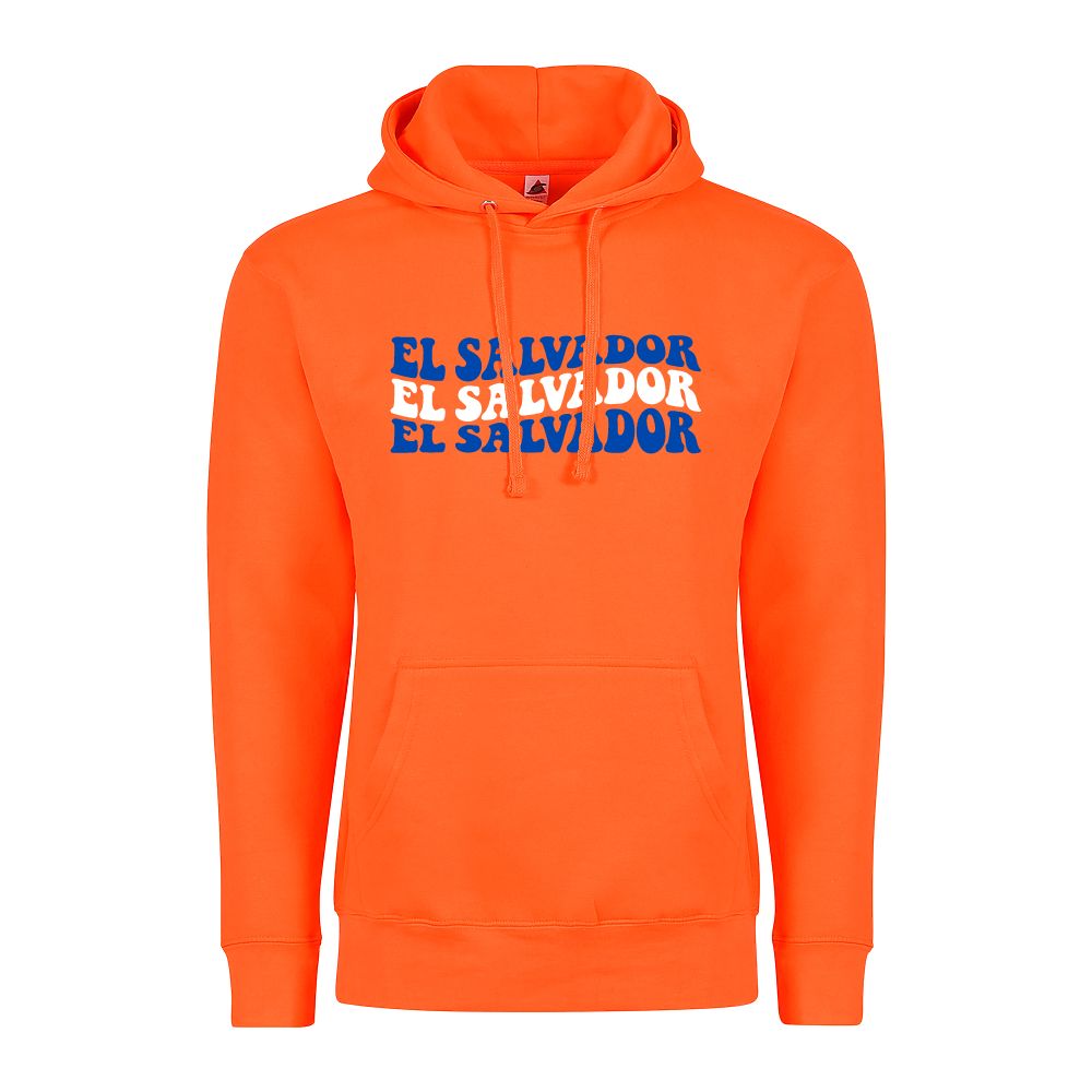El Salvador Adult Pullover Hoodie, 80/20 Fleece, Men's Fan Apparel