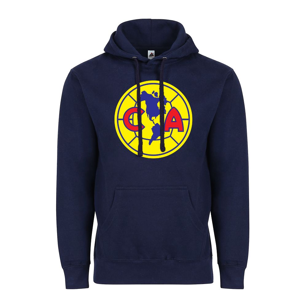 Customizable Club America Adult Pullover Hoodie - Aguilas del America Hoodie - Fan Apparel