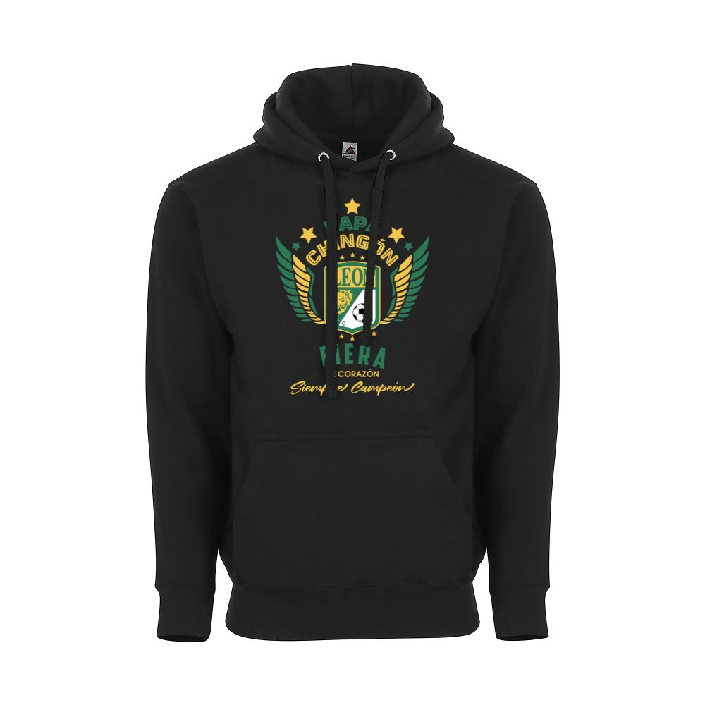 Papá Chingón Leon Adult Pullover Hoodie - Soccer Fan Apparel