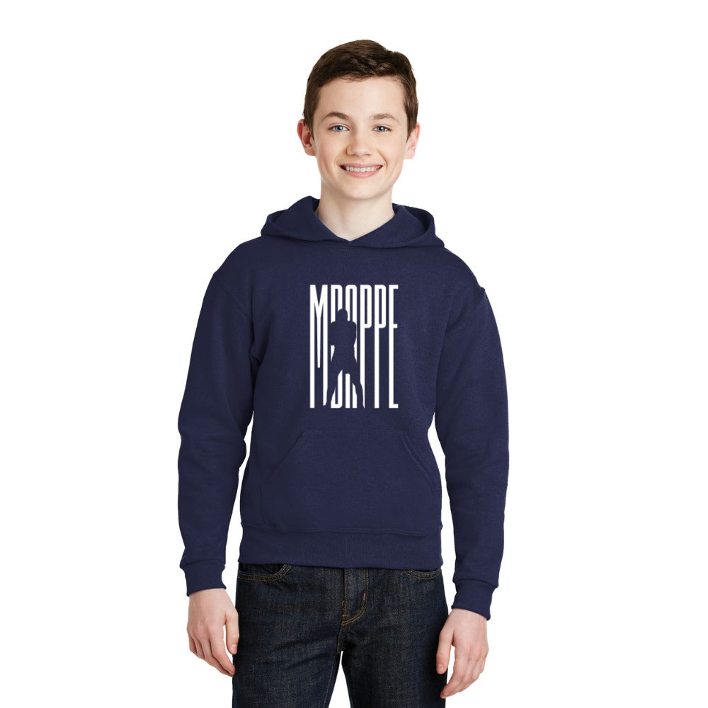 Kids/Youth Mbappe Pullover Hoodie with Kangaroo Pocket - Comfortable & Stylish Sportswear