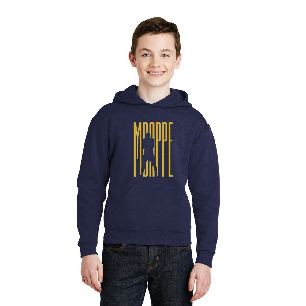 Kids/Youth Mbappe Pullover Hoodie with Kangaroo Pocket - Comfortable & Stylish Sportswear