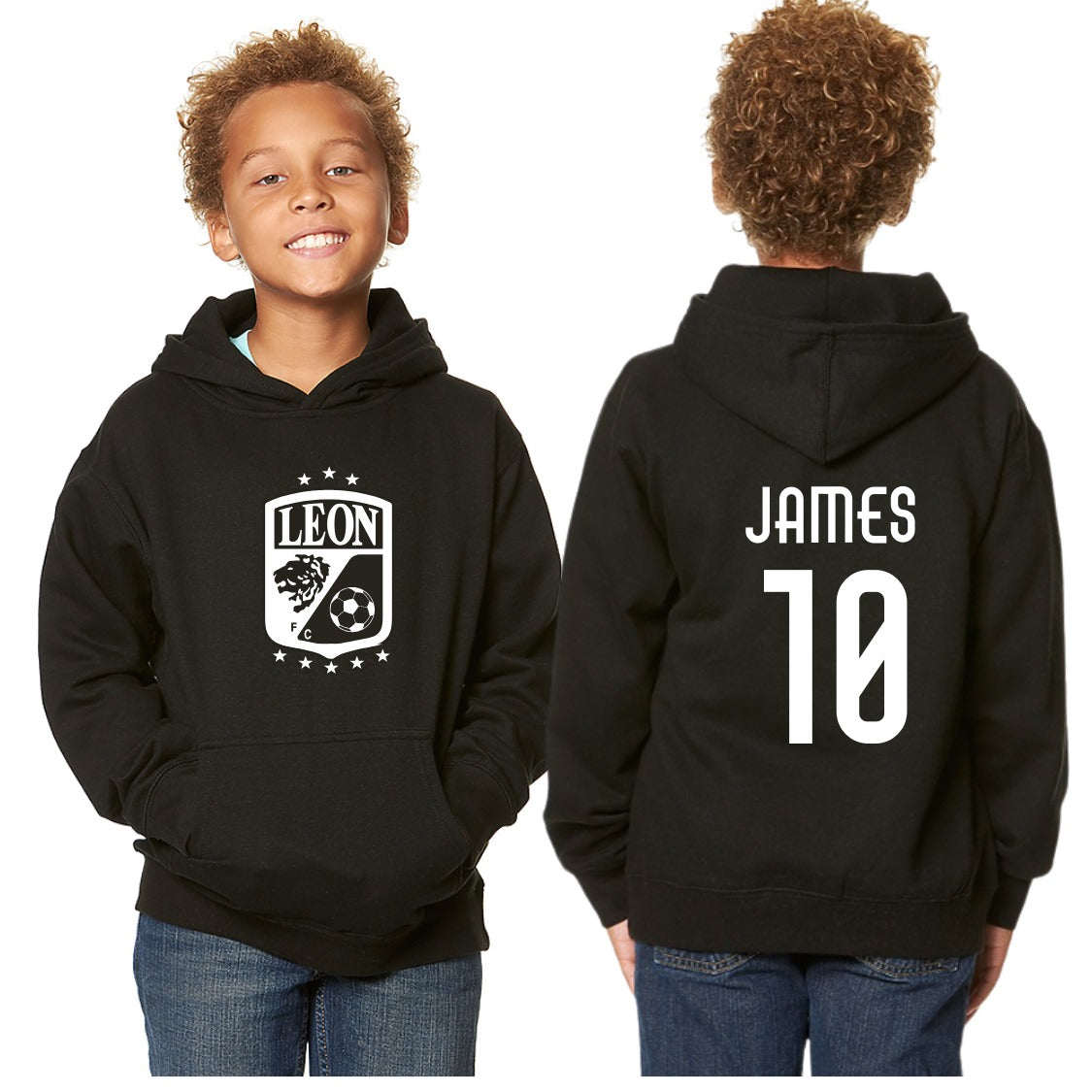 Kids/Youth Club León James #10 Pullover Hoodie – Comfortable & Stylish Sportswear