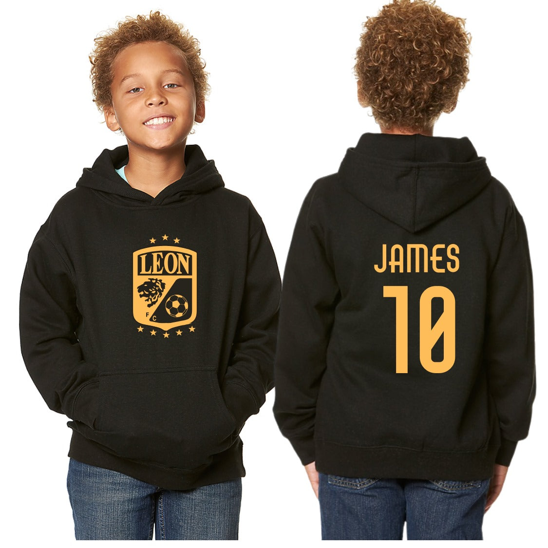 Kids/Youth Club León James #10 Pullover Hoodie – Comfortable & Stylish Sportswear