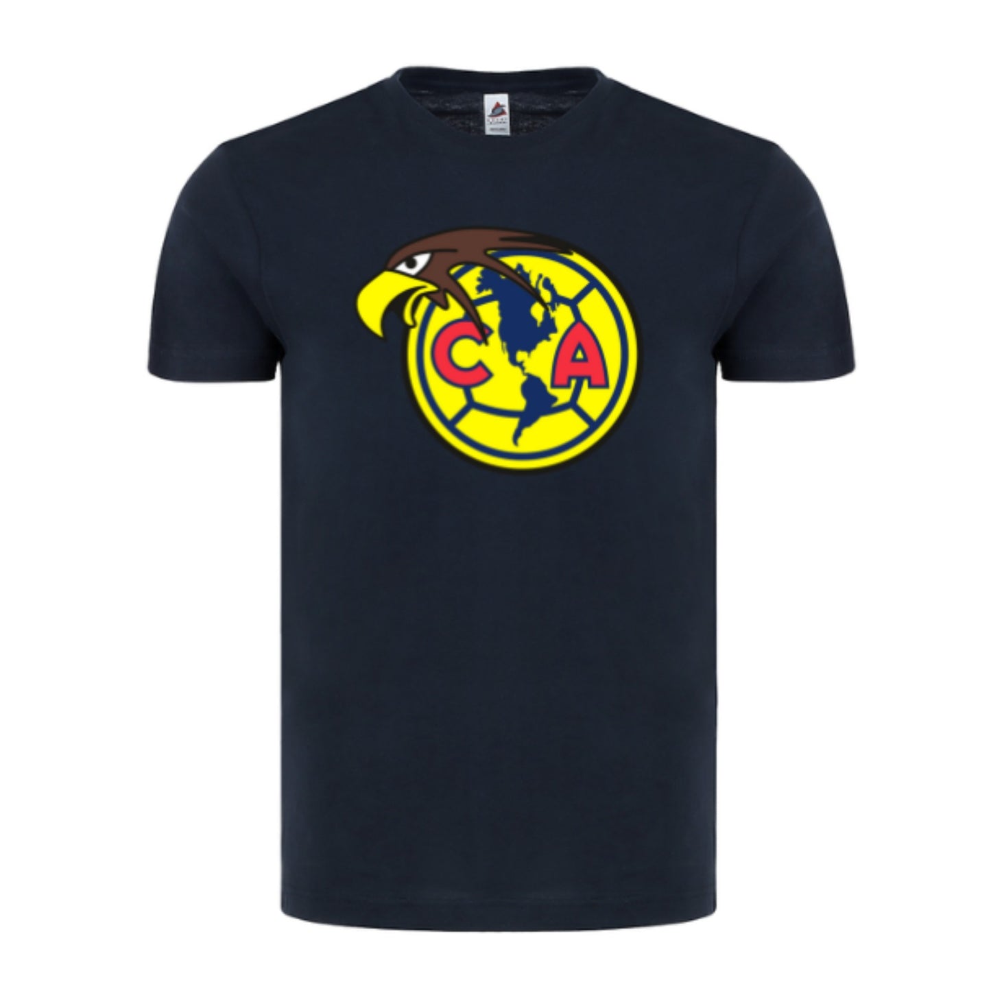 Club America Soccer Fan Graphic T-Shirt - 100% Cotton Short Sleeve Unisex Tee for Men and Women
