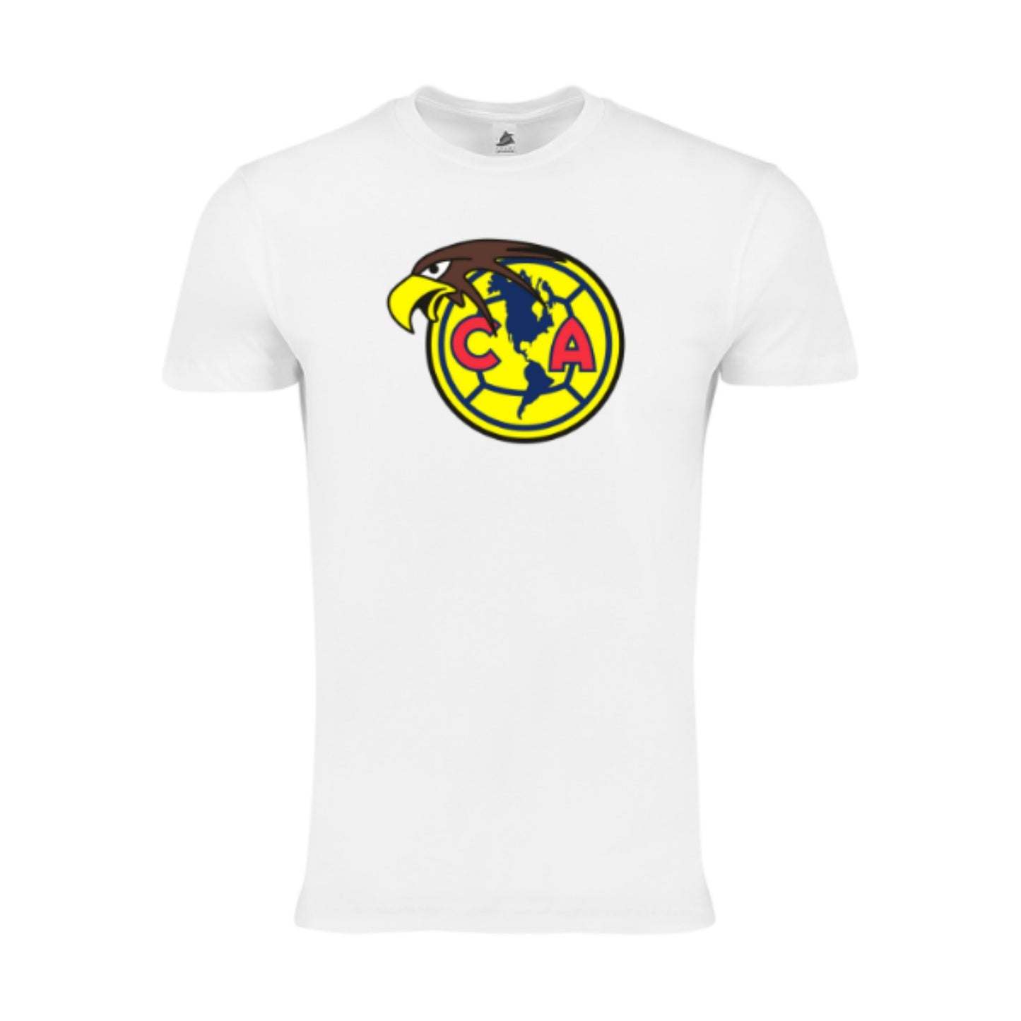 Club America Soccer Fan Graphic T-Shirt - 100% Cotton Short Sleeve Unisex Tee for Men and Women