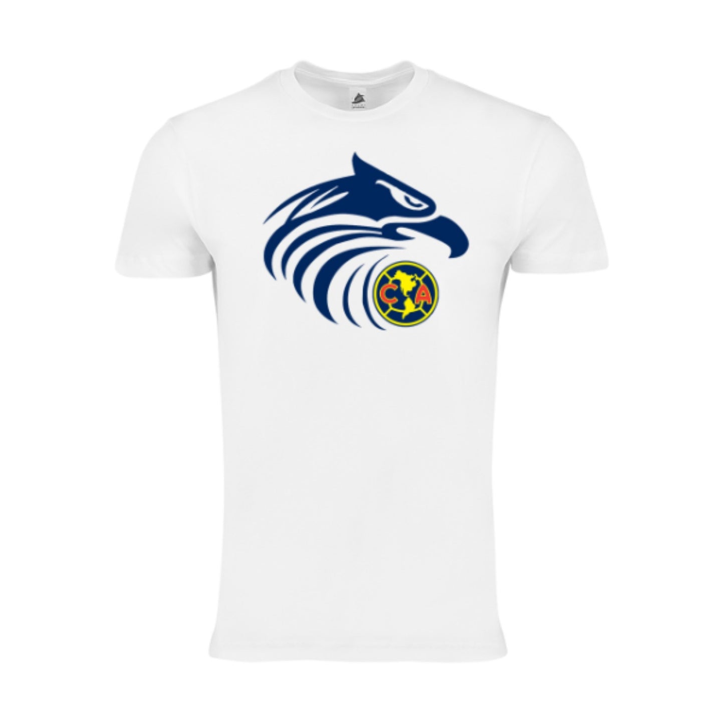 Club America Soccer Fan Graphic T-Shirt - 100% Cotton Short Sleeve Unisex Tee for Men and Women