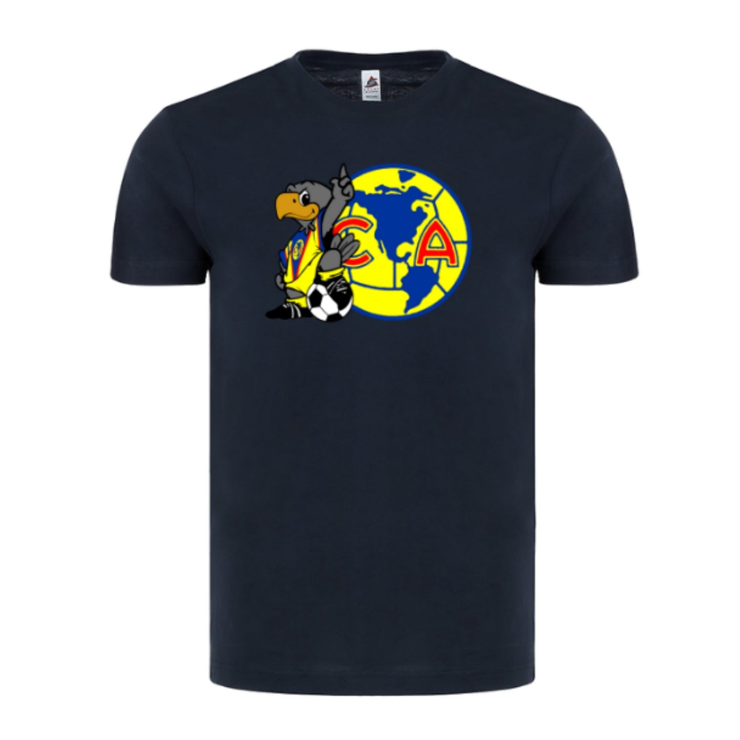 Club America Soccer Fan Graphic T-Shirt - 100% Cotton Short Sleeve Unisex Tee for Men and Women