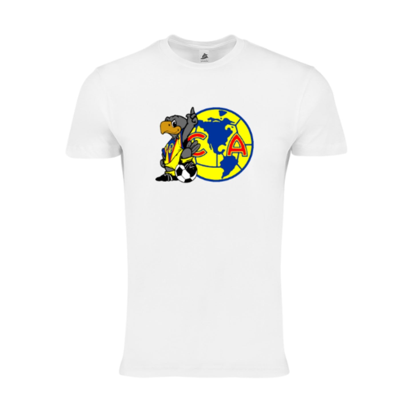 Club America Soccer Fan Graphic T-Shirt - 100% Cotton Short Sleeve Unisex Tee for Men and Women