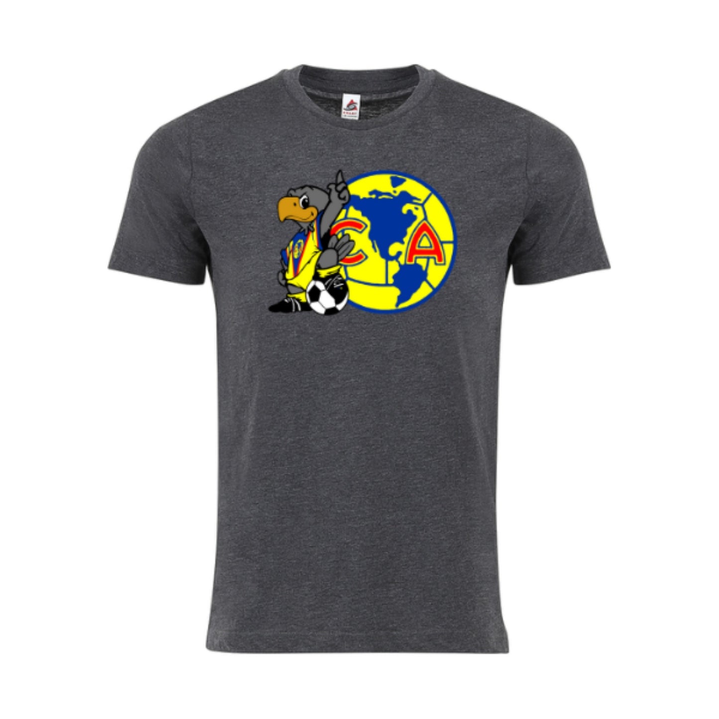 Club America Soccer Fan Graphic T-Shirt - 100% Cotton Short Sleeve Unisex Tee for Men and Women