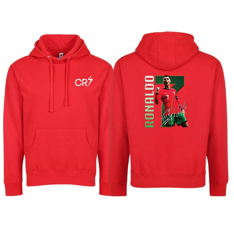 Ronaldo #7 Portugal Adult Unisex Pullover Hoodie