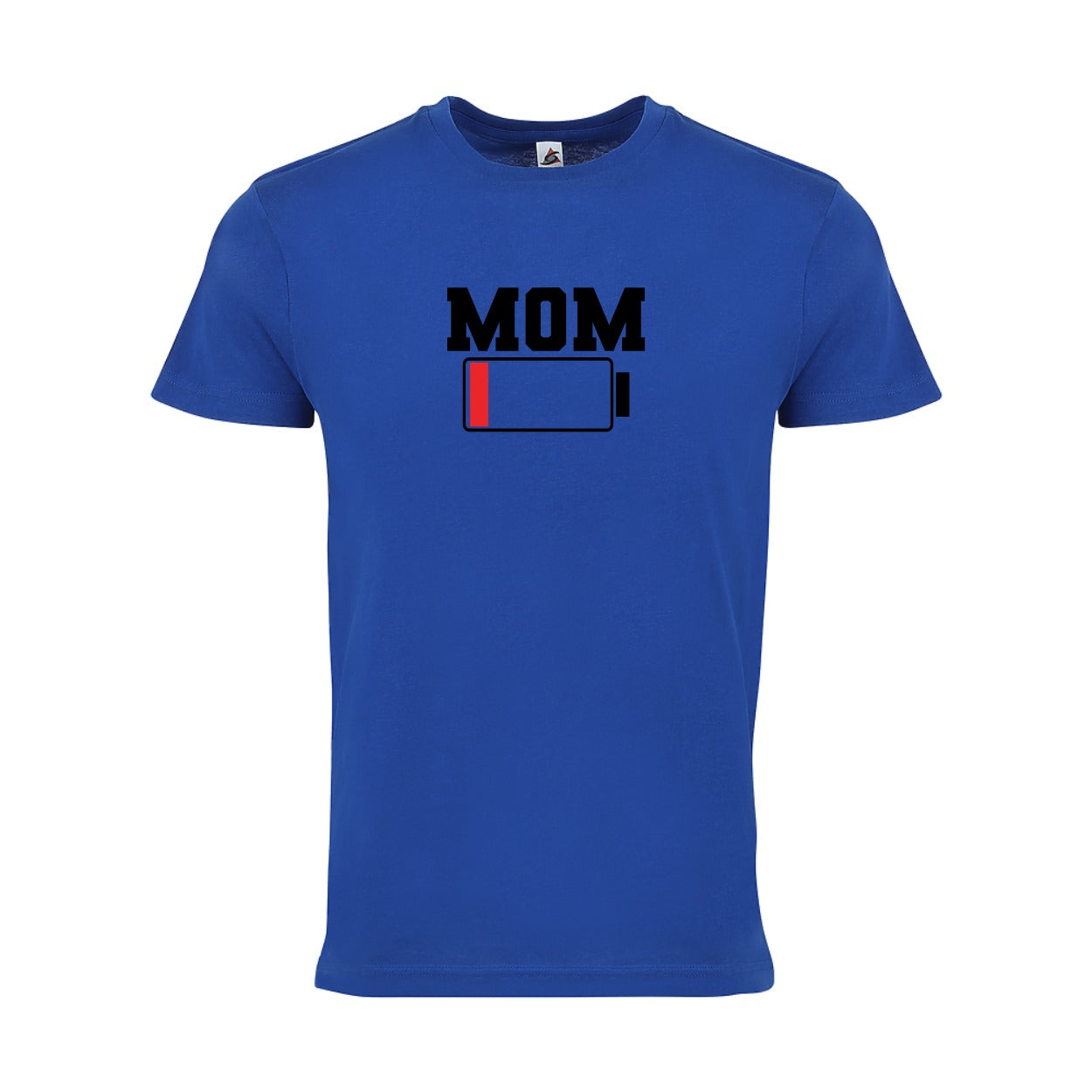 Funny Mom Tee Shirt – New Mom T-Shirt – 'Mom Battery Low' Tee – Tired and Stressed Mom Gift