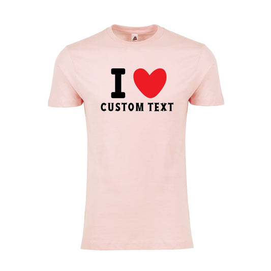 I Love Custom Valentines Day Tee Shirt