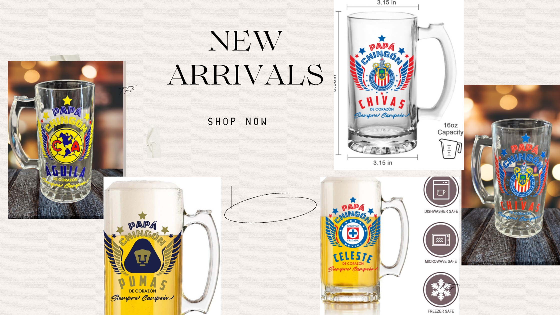 Cheers to the Game: Introducing the Papa Chingón Soccer Fan Beer Glass 🍺⚽
