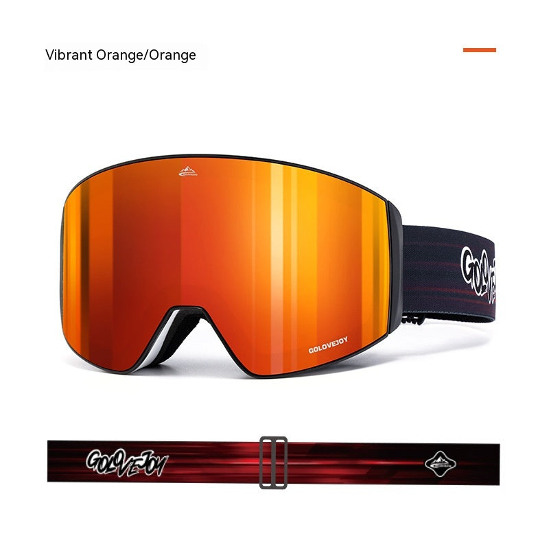 Ski Goggles Magnetic Outdoor Sports Double Layer