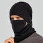 Three piece windproof mask collar