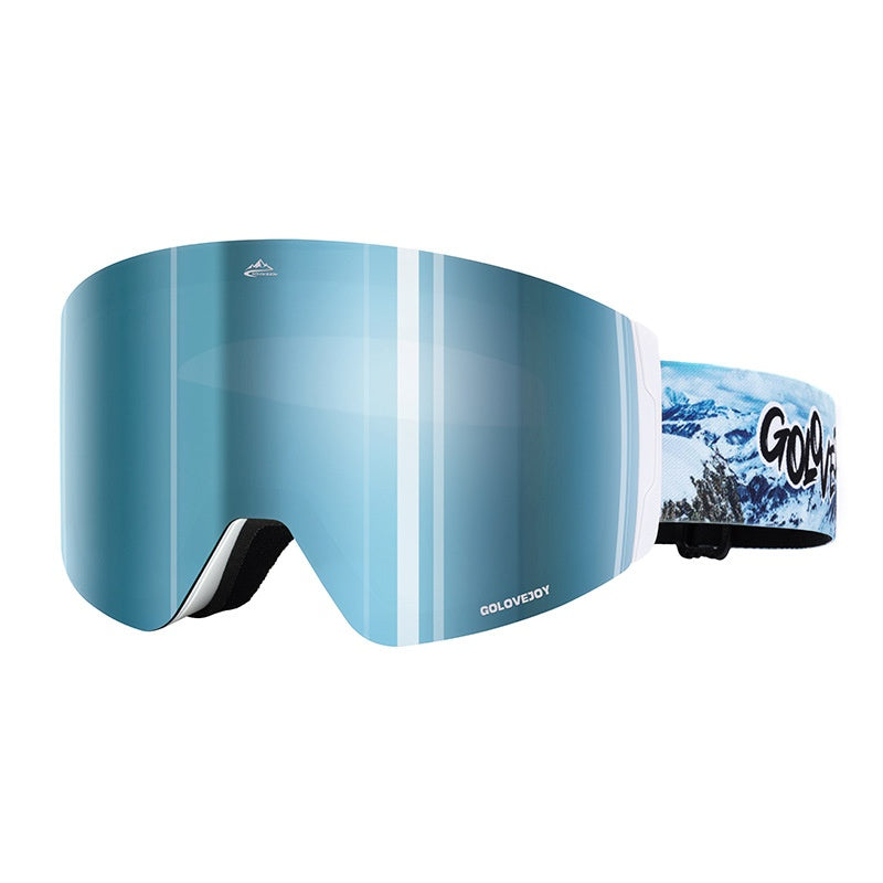 Ski Goggles Magnetic Outdoor Sports Double Layer