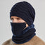 Three piece windproof mask collar