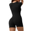 European And American Nude Feel Yoga Short Sleeve One-piece Training