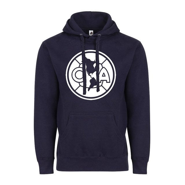 Club America Adult Pullover Hoodie - Aguilas del America Navy Blue Hoodie - Fan Apparel