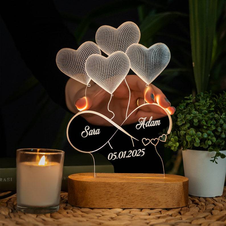 Personalized Valentine's Day Gift LED Art Light Ideas