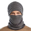 Three piece windproof mask collar