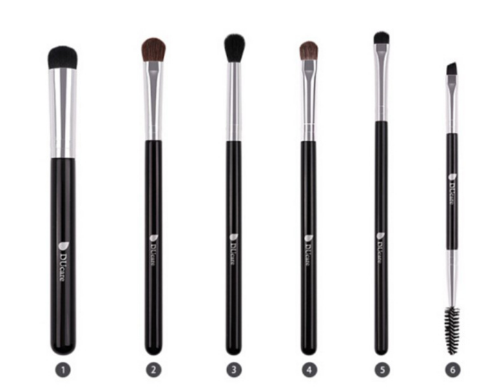 Factory direct 6 makeup brush set