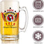 Xolos Tijuana 16 oz Beer Glass Mug – Papá Chingón Design – Xolo de Corazón, Siempre Campeón – Soccer Gift