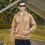 Men's casual solid color fashion hooded sweatshirt