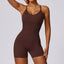 Women's Fashion Casual Hollow-out Beauty Back Seamless Yoga Jumpsuit