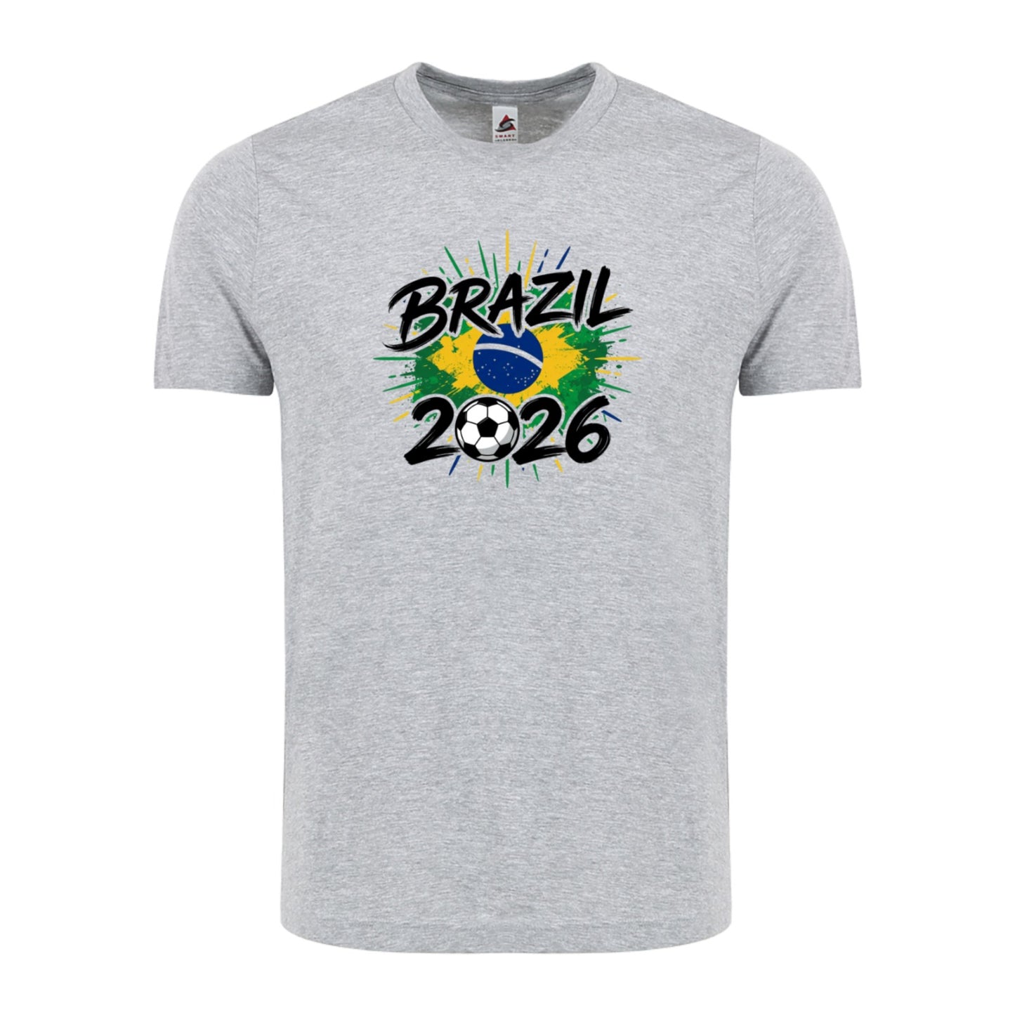 Brazil Flag Graphic T-Shirt World Cup 2026 – Unisex Soccer Fan Shirt