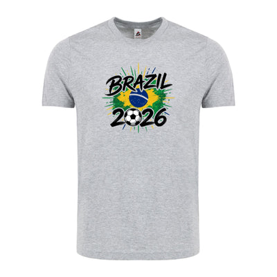 Brazil Flag Graphic T-Shirt World Cup 2026 – Unisex Soccer Fan Shirt