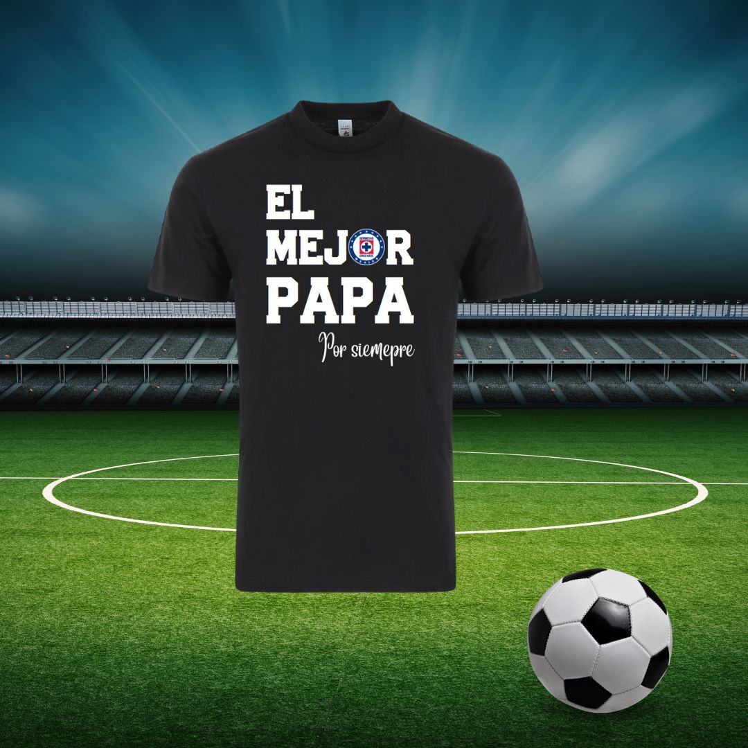 Men's Cruz Azul El Mejor Papá Por Siempre T-Shirt