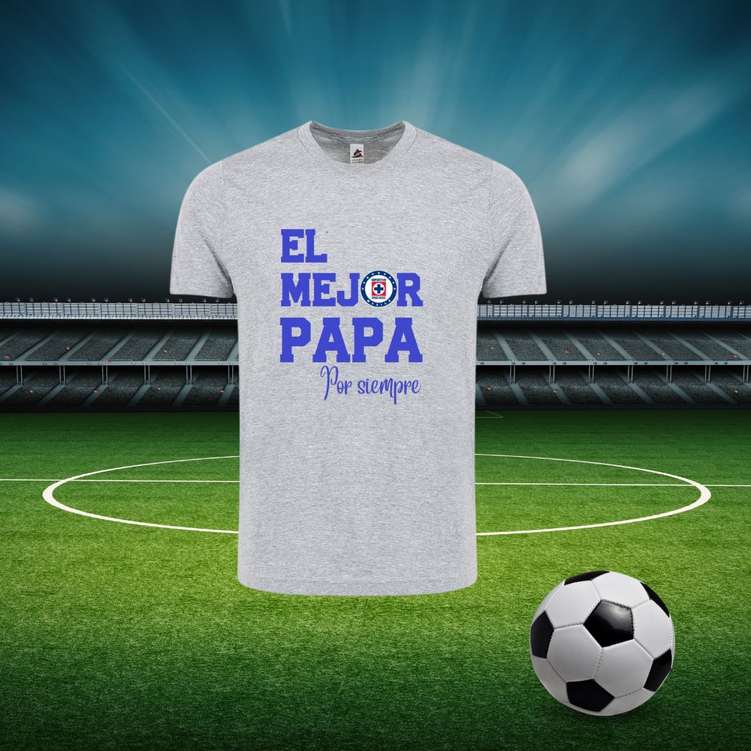 Men's Cruz Azul El Mejor Papá Por Siempre T-Shirt