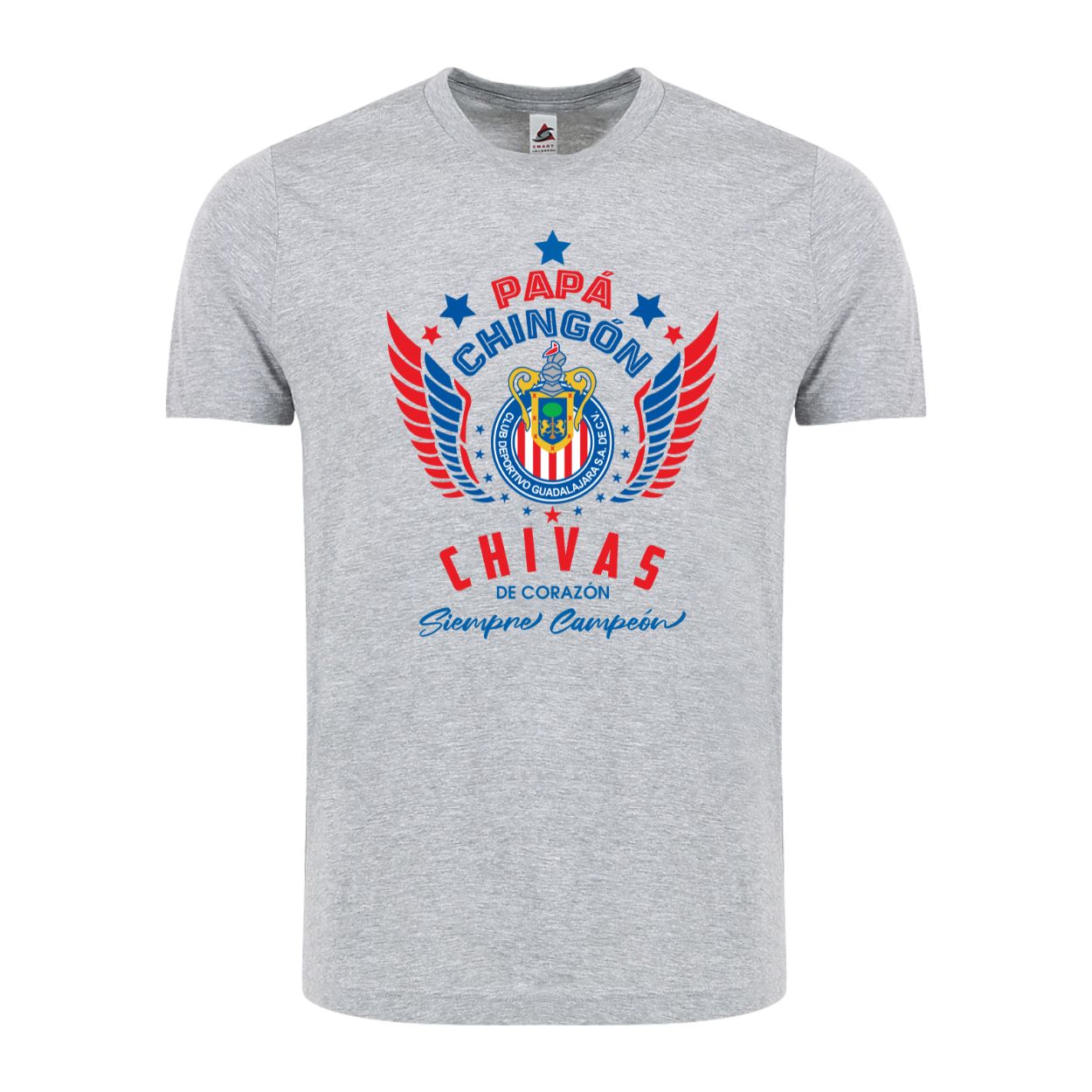 Men's Chivas de Guadalajara Papá Chingón Chivas de Corazon T-Shirts