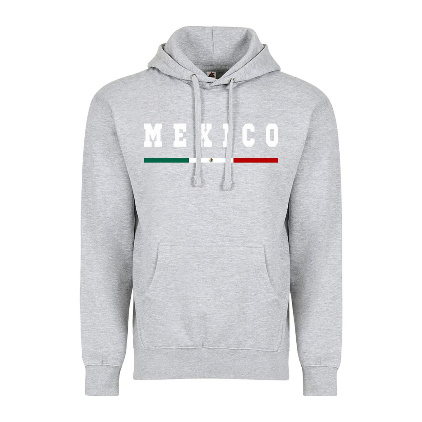 Mexico Flag Hoodie, Unisex Adult Pullover Sweatshirt