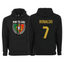 Portugal Flag Hoodie with Ronaldo #7 Back Design