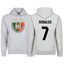 Portugal Flag Hoodie with Ronaldo #7 Back Design