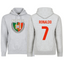 Portugal Flag Hoodie with Ronaldo #7 Back Design