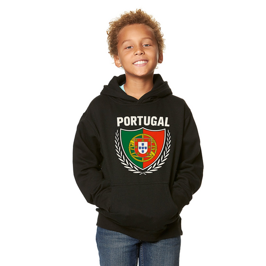 Portugal Kids Pullover Hoodie