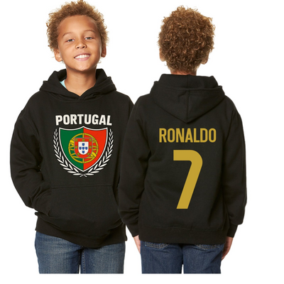 Portugal Kids Pullover Hoodie